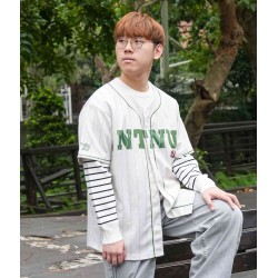 【少量現貨，售完不補】NTNU日系復古西瓜棒球衫